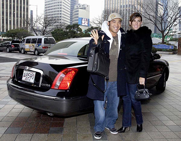 토비 도슨 선수와 여자친구