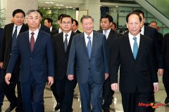 현대차 , 정몽구 회장 중국 스타이펑 장쑤성장 면담