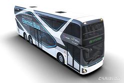 현대차, 국산 2층 전기버스 최초 공개
