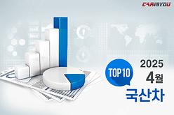 2025년 4월 국산차 신차등록순위